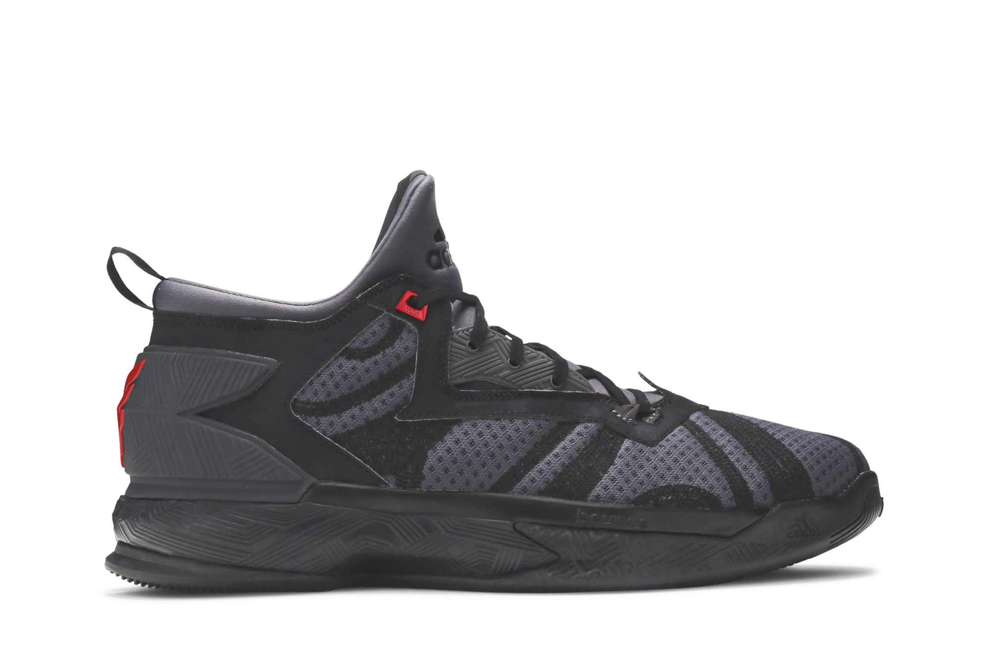 Buy Adidas D Lillard 2 'Core Black Vivid Red' - B42355 | GOAT