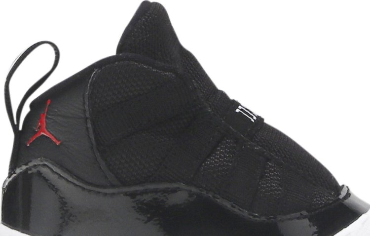 Jordan 11 Crib Bootie Black