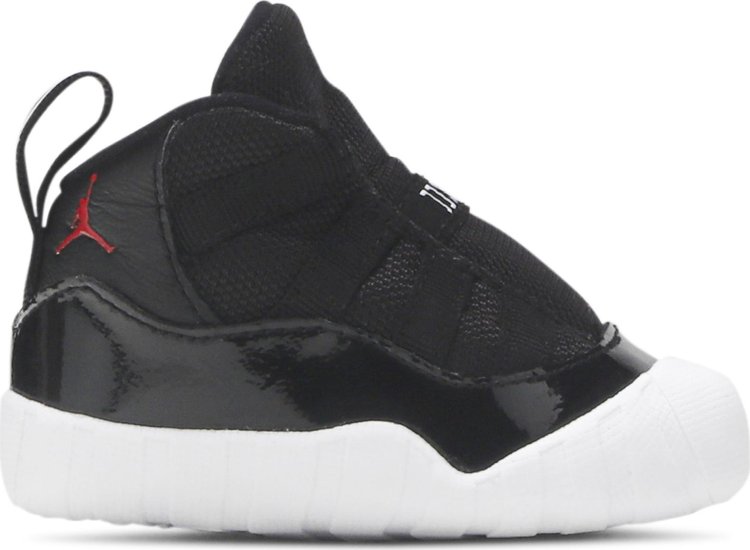 Jordan 11 Crib Bootie Black