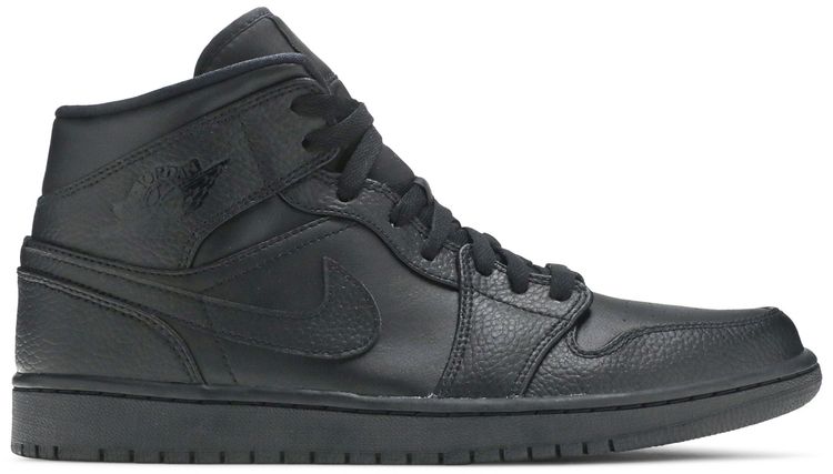 Air Jordan 1 Mid Triple Black 2020