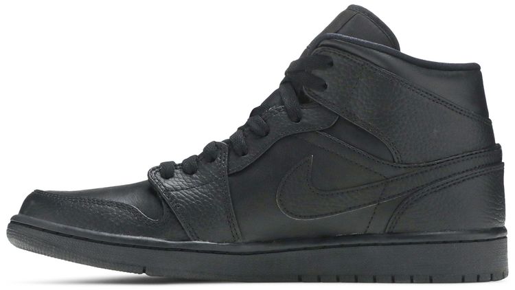 Air Jordan 1 Mid Triple Black 2020