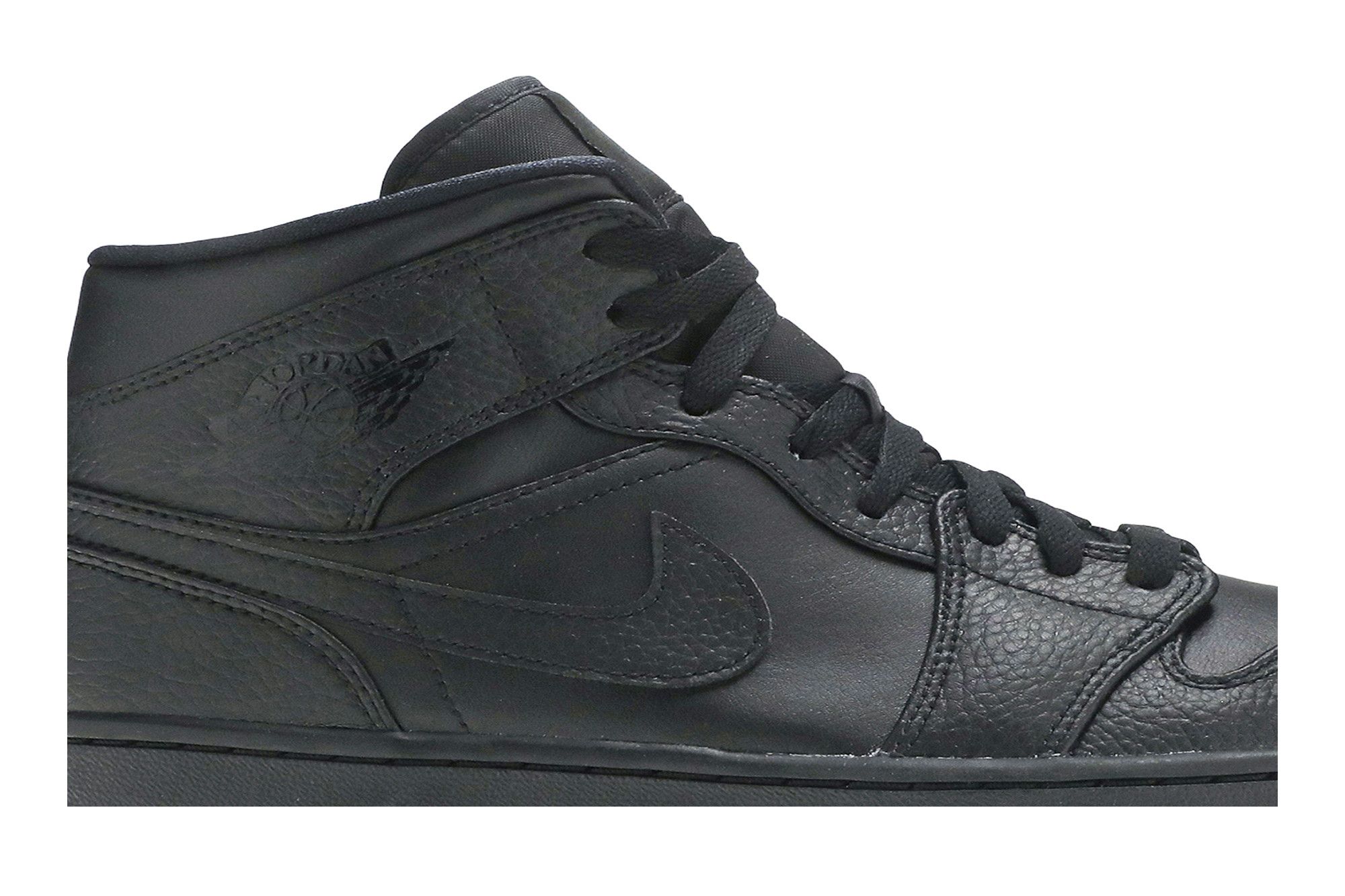 Buy Air Jordan 1 Mid Triple Black 2020 554724 091 GOAT
