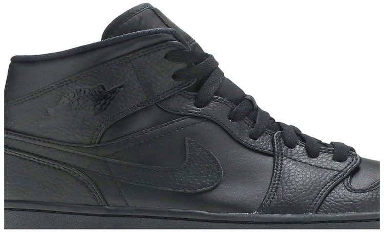 Air Jordan 1 Mid Triple Black 2020