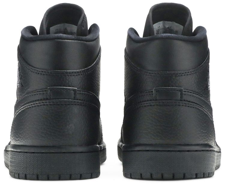 Air Jordan 1 Mid Triple Black 2020