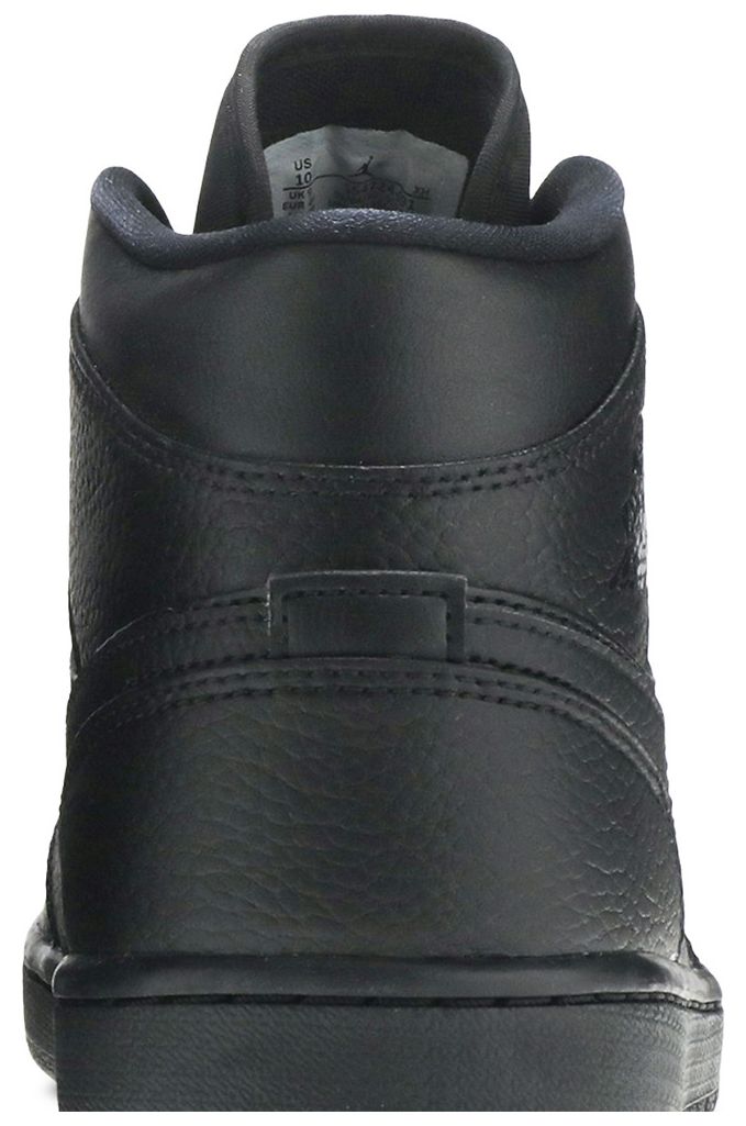 Air Jordan 1 Mid Triple Black 2020