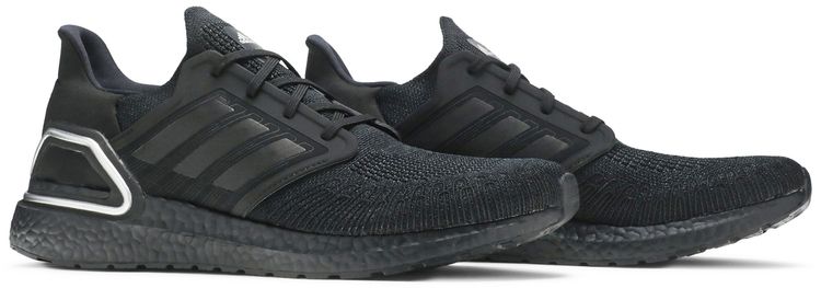 Adidas UltraBoost 20 Black Silver Metallic