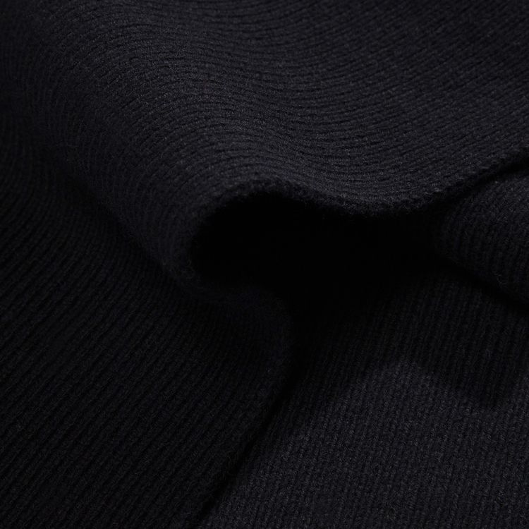 Aries Rubber Patch Scarf Black