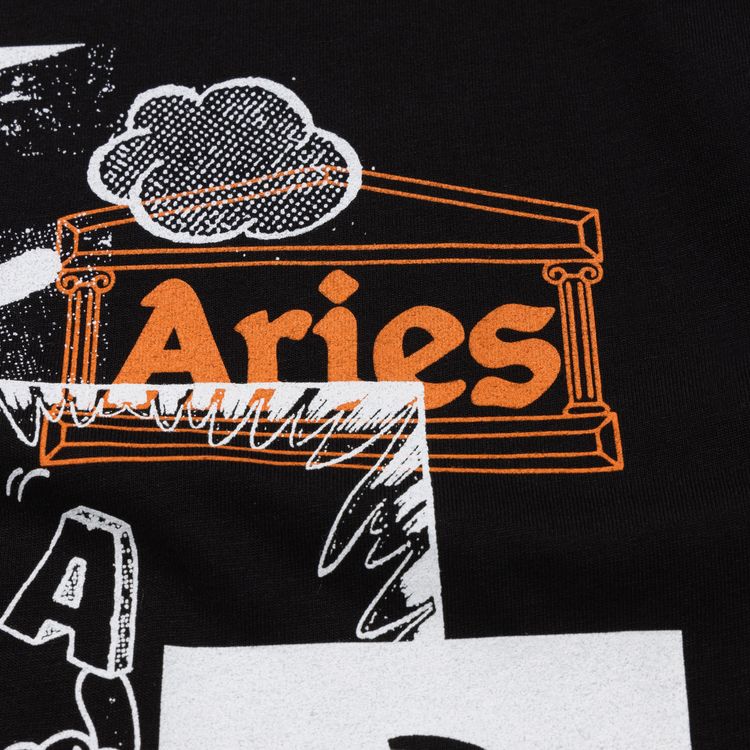 Aries Comic Tee Black