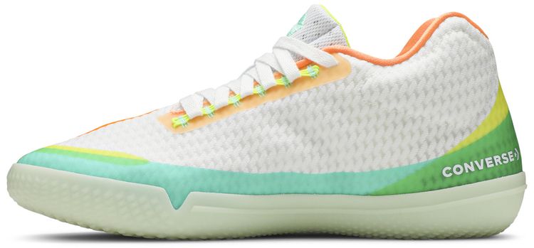 Converse All Star BB Evo Mid Hi Vis Collection   White Green Glow