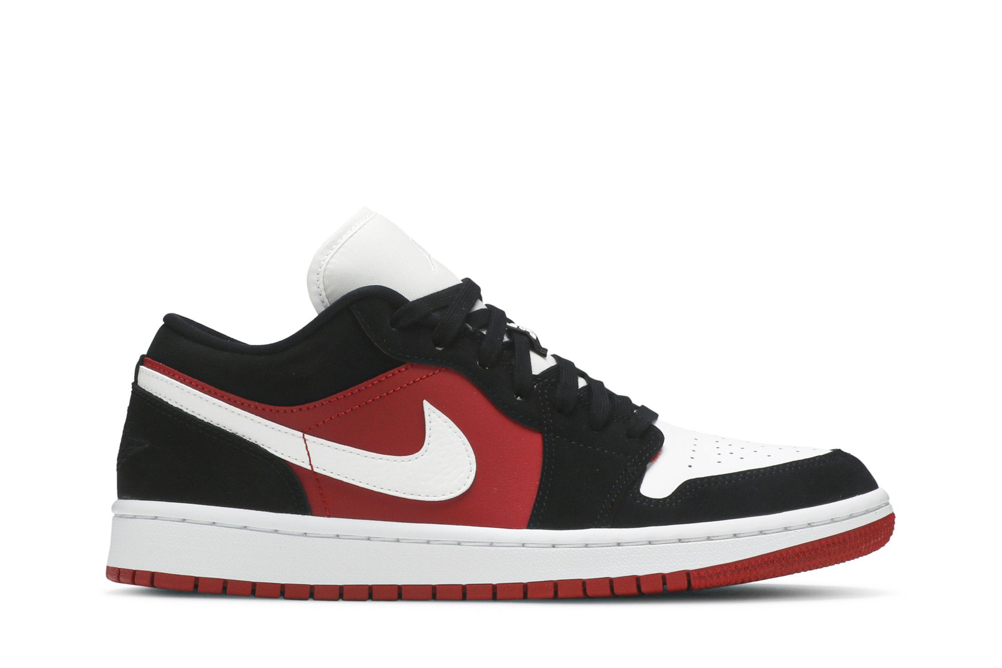 Air jordan 1 low black gym red shop