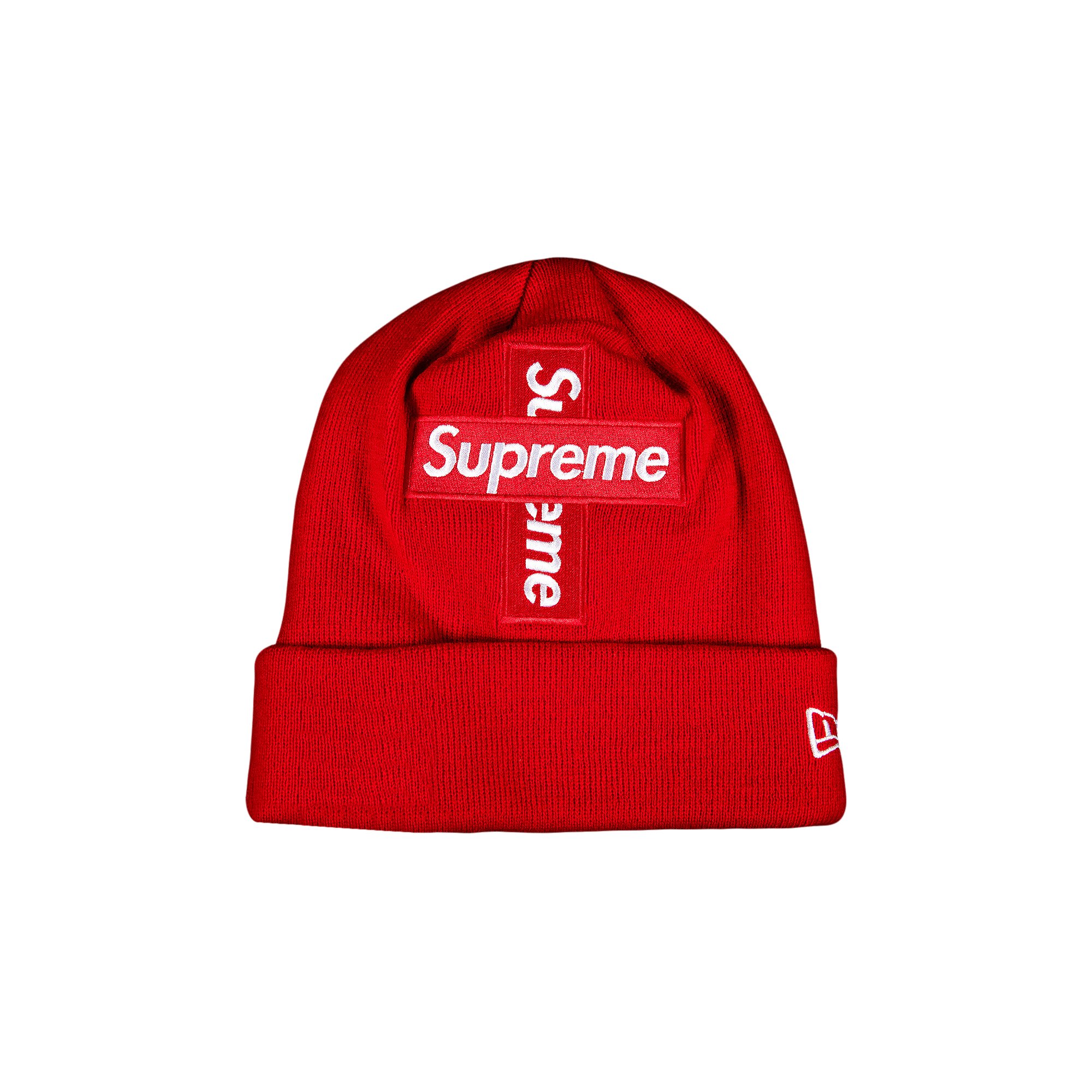 Buy Supreme x New Era Cross Box Logo Beanie 'Red' - FW20BN14 RED 