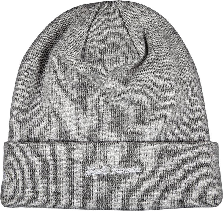 Supreme x New Era Cross Box Logo Beanie Heather Grey