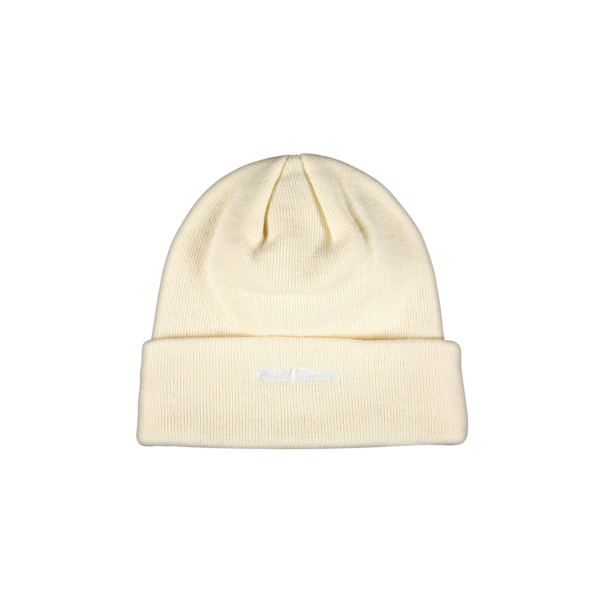 Buy Supreme x New Era Cross Box Logo Beanie 'Natural