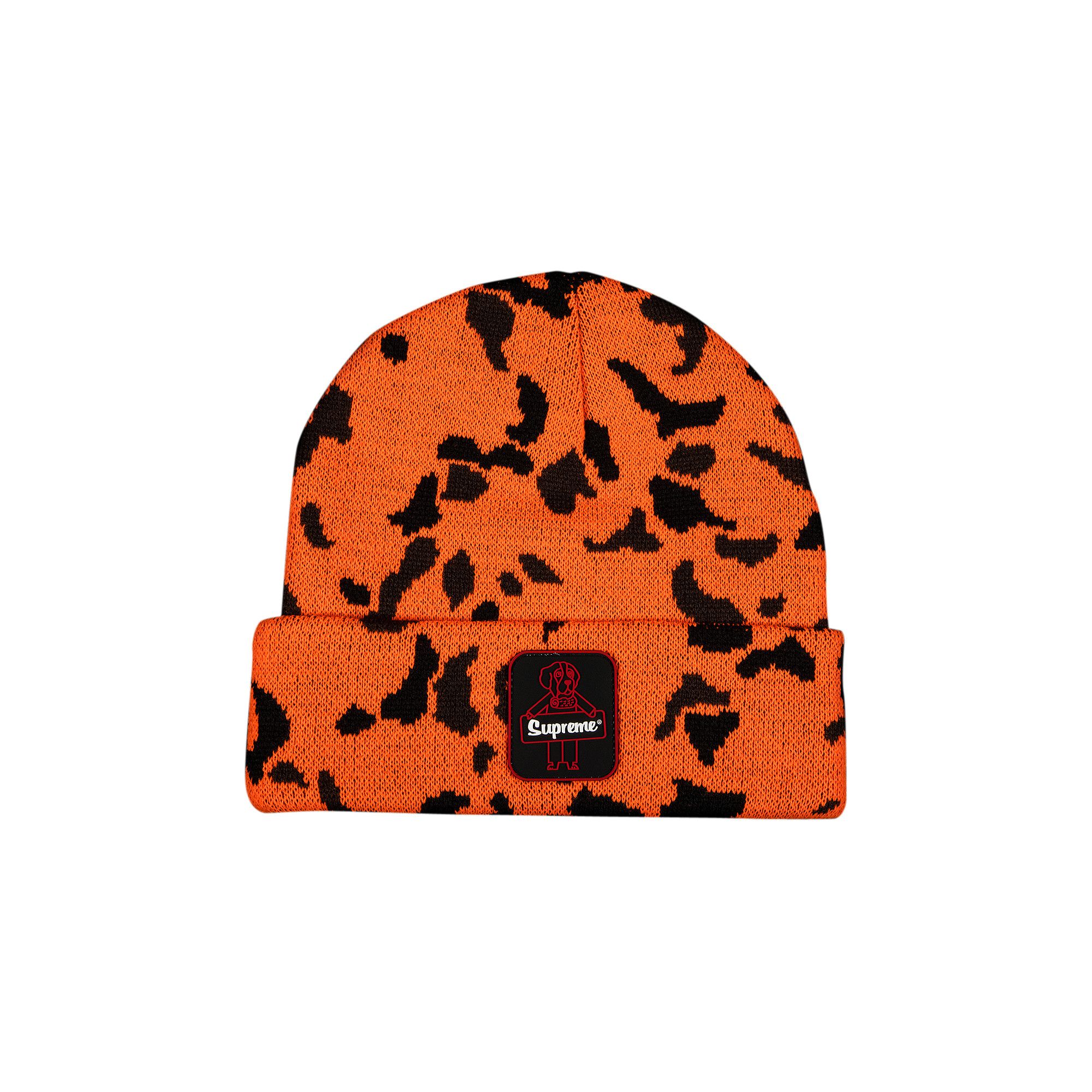 Buy Supreme x RefrigiWear Beanie 'Orange Camo' - FW20BN7