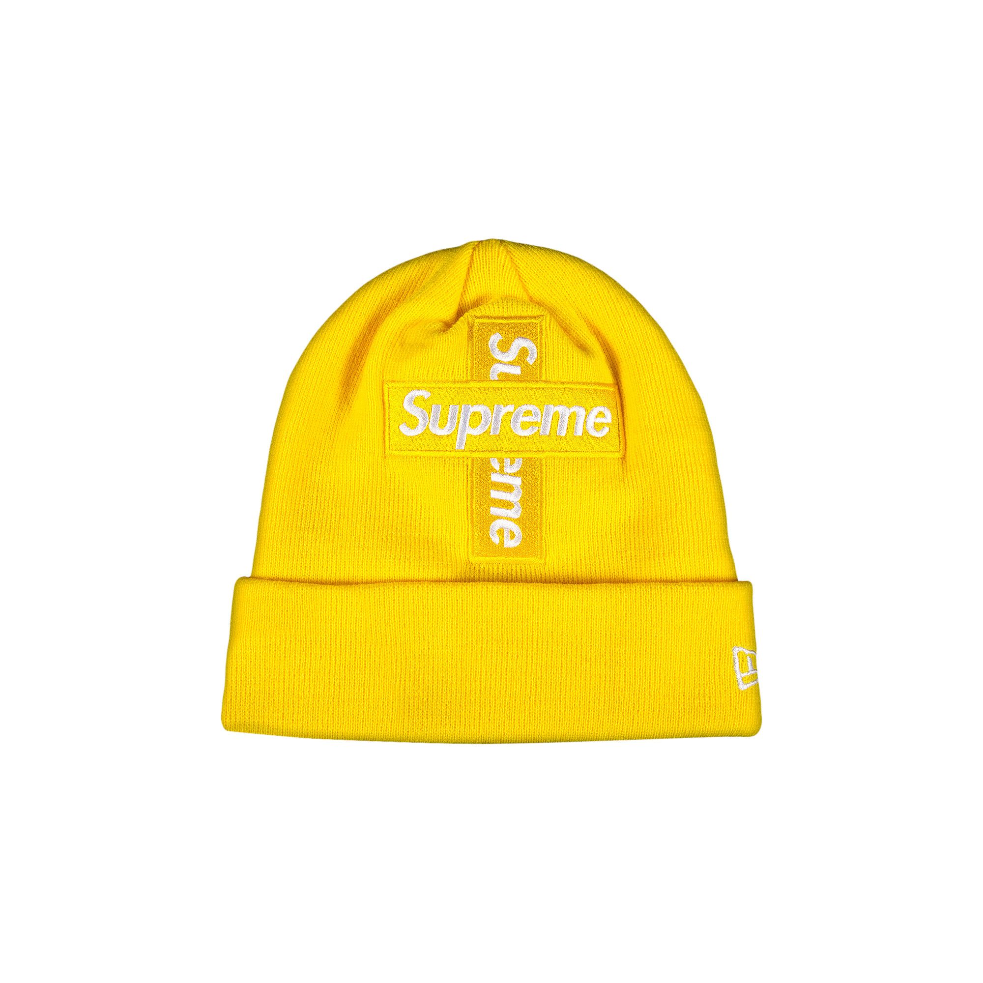 Supreme New Era Cross Box Logo Beanie (FW20) - $38