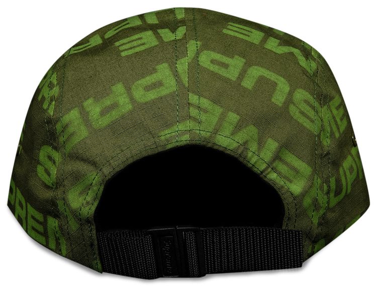 Supreme Reactive Print Camp Cap Olive