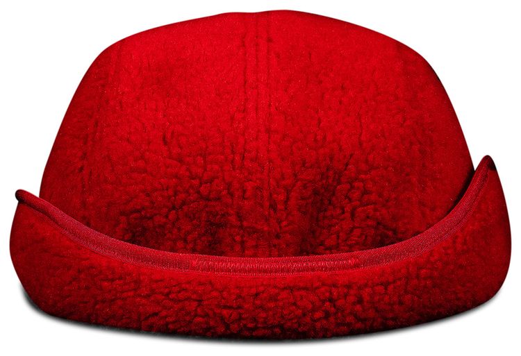 Supreme Deep Pile Earflap Camp Cap Red