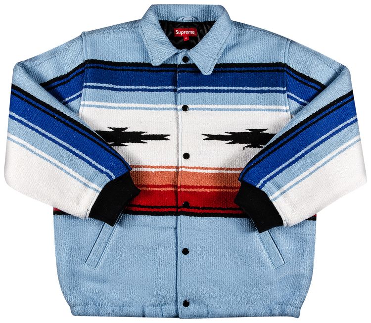 Supreme Tlaxcala Blanket Jacket Light Blue