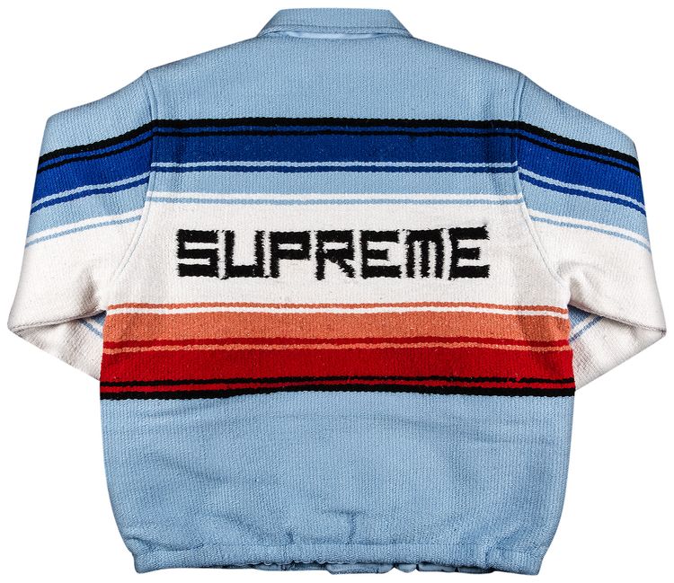 Supreme Tlaxcala Blanket Jacket Light Blue