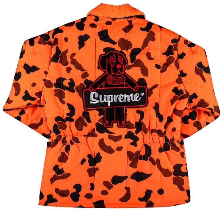 Supreme x RefrigiWear Insulated Iron Tuff Jacket Orange Camo