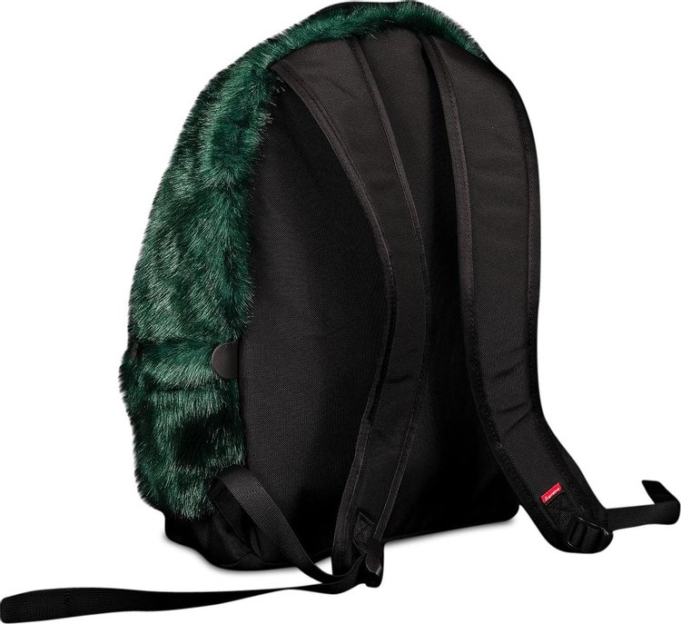 Supreme x The North Face Faux Fur Backpack Green