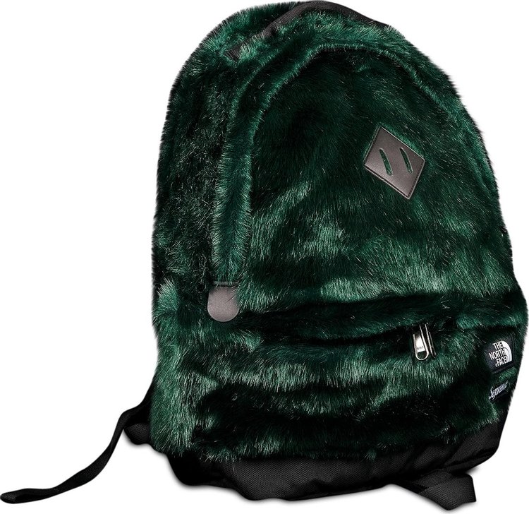 Supreme x The North Face Faux Fur Backpack Green