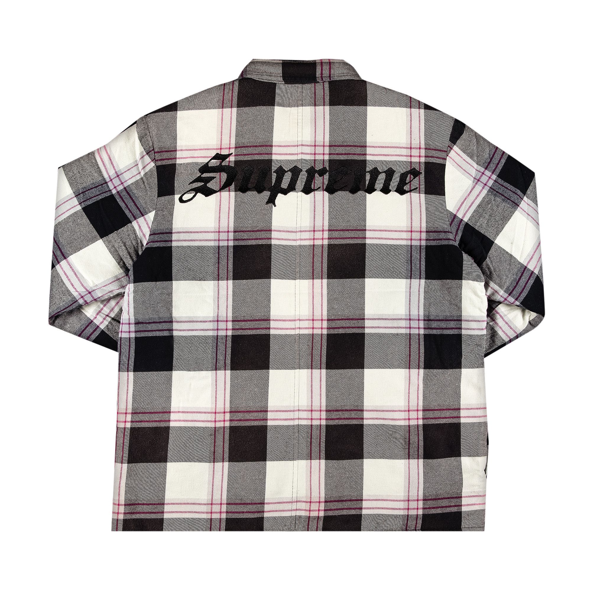 Buy Supreme Quilted Flannel Shirt 'White' - FW20S20 WHITE | GOAT
