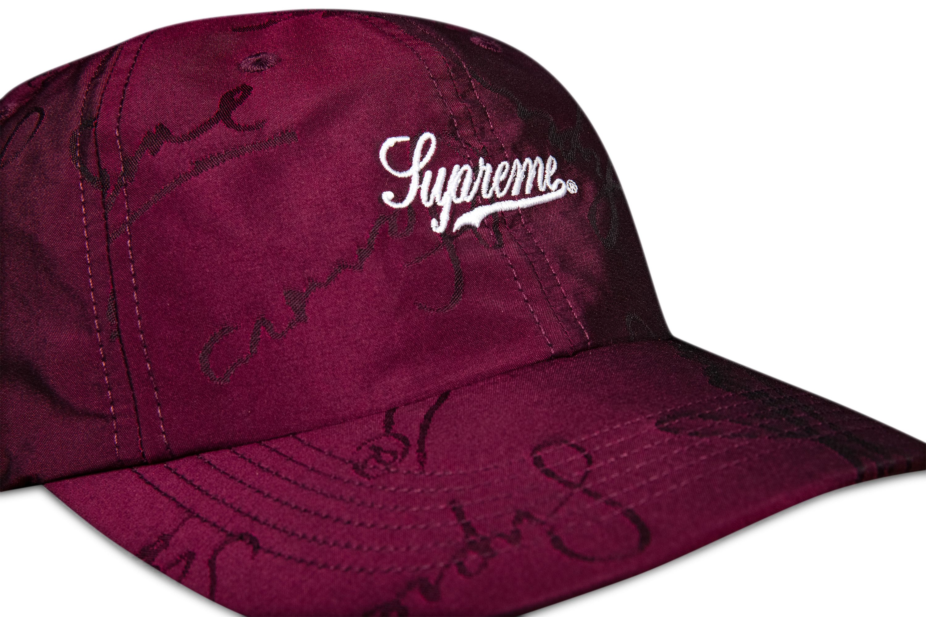 Buy Supreme Script Logos 6-Panel 'Purple' - FW20H84 PURPLE | GOAT
