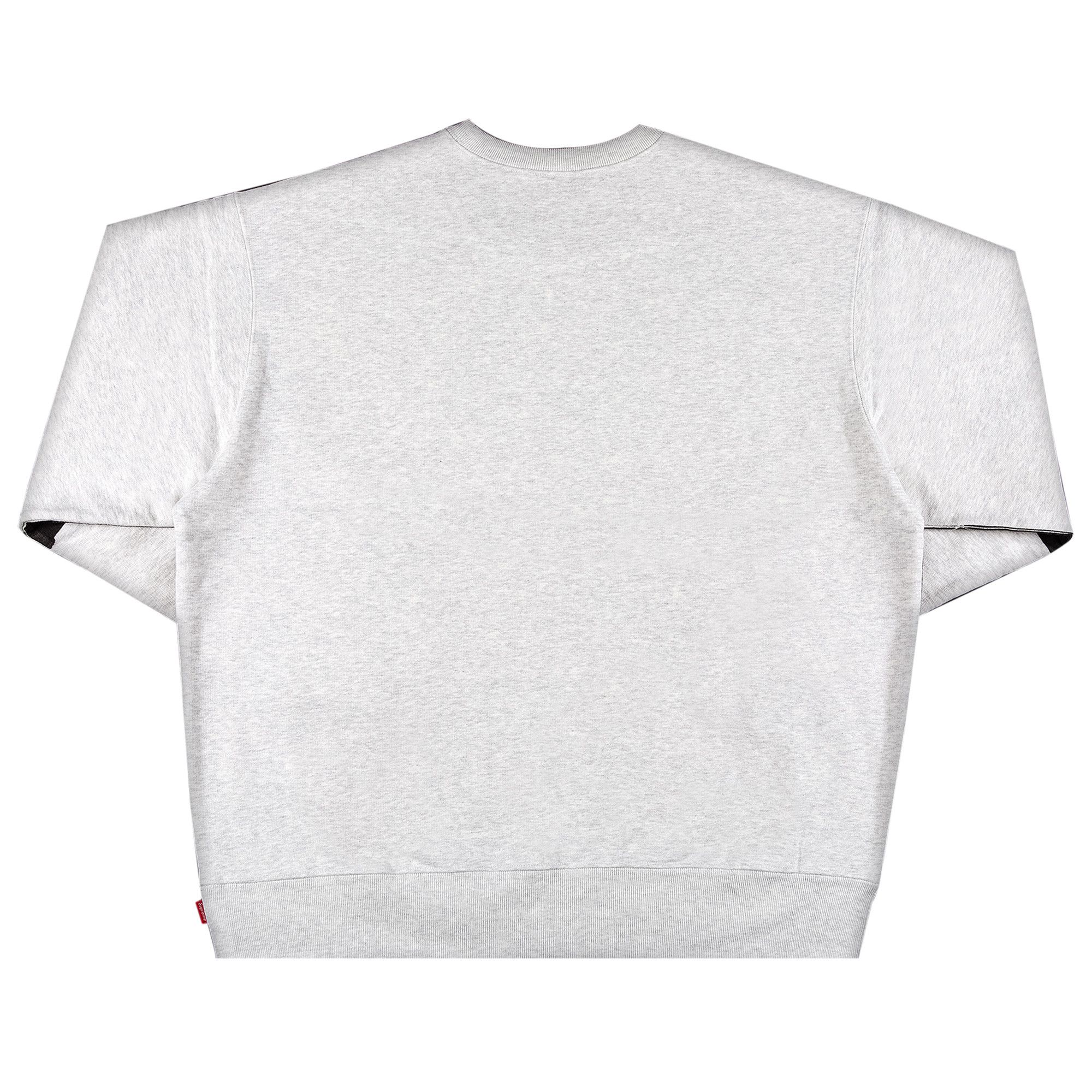 Buy Supreme Overprint Crewneck 'Ash Grey' - FW20SW60 ASH GREY | GOAT