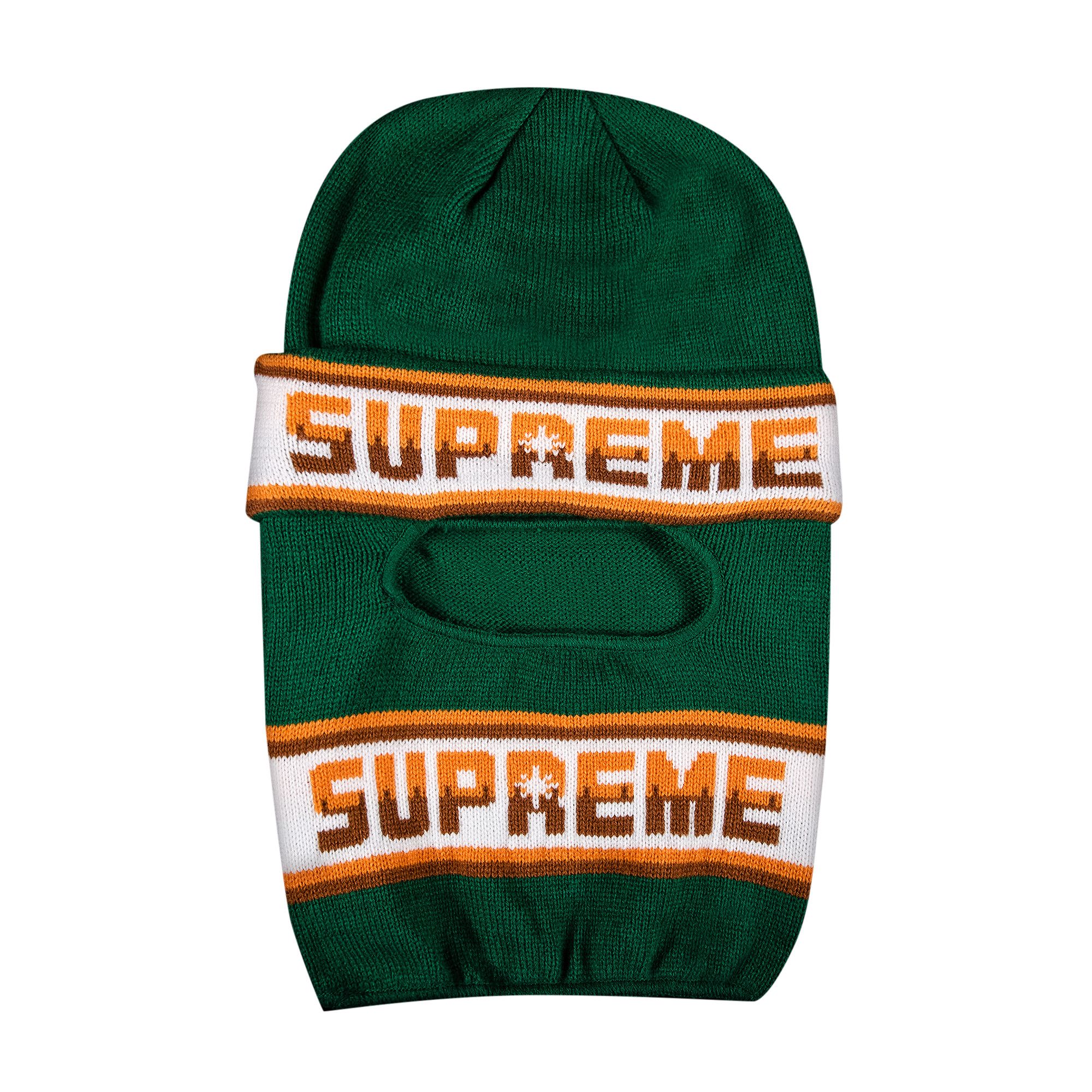 即納★Supreme★DOUBLE LOGO FACEMASK BEANIE★FW20BN40 GREY Buy Supreme Double Logo Facemask Beanie 'Grey' - FW20BN40