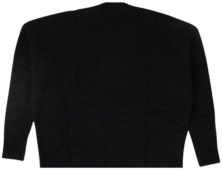 Amiri Lost Boys Face Oversized Sweater Black