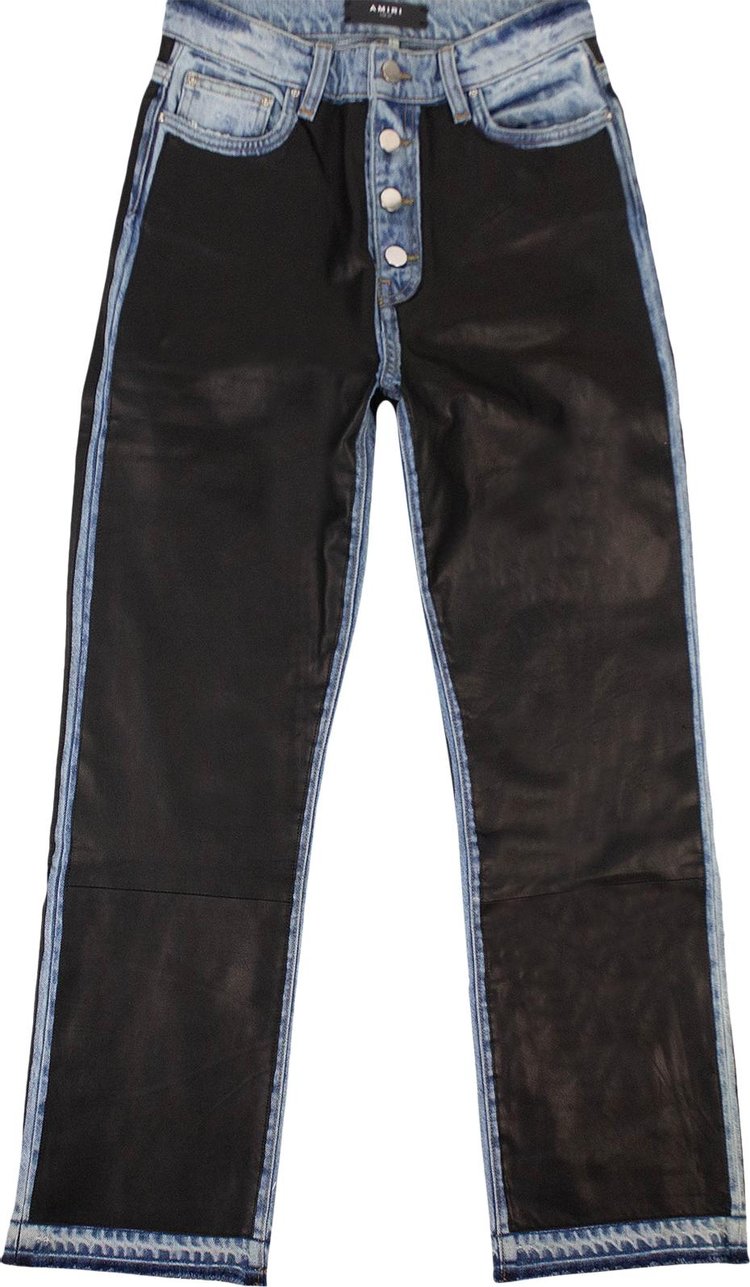 Amiri Cropped Flare Jeans 'Black'