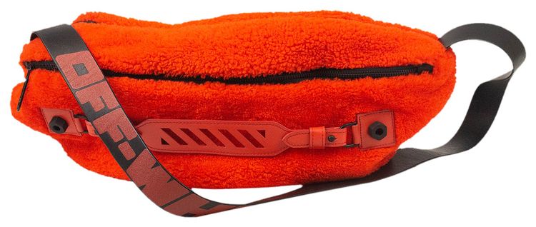 Off White Logo Bum Bag Orange