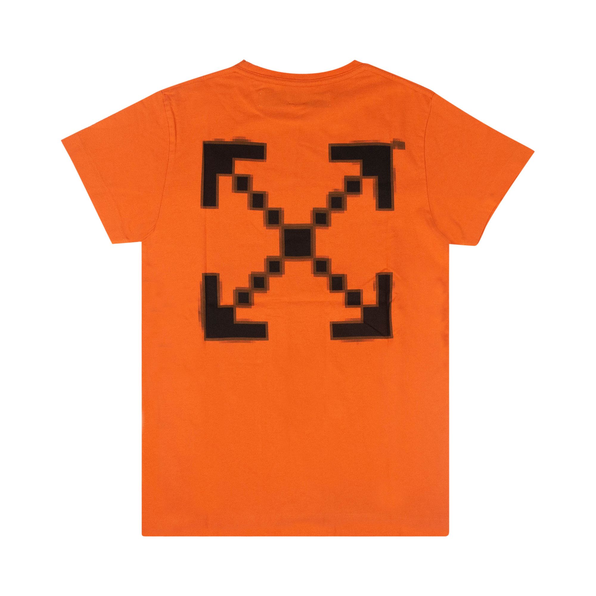Buy Off-White Industrial Print T-Shirt 'Orange