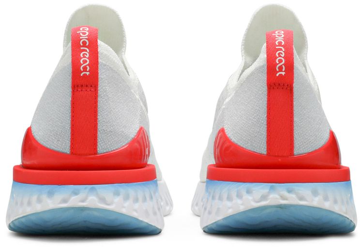 Nike Epic React Flyknit 2 Blue Hero Bright Crimson