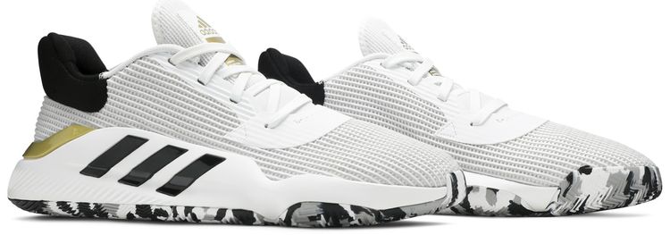 Adidas Pro Bounce 2019 Low White Black Gold