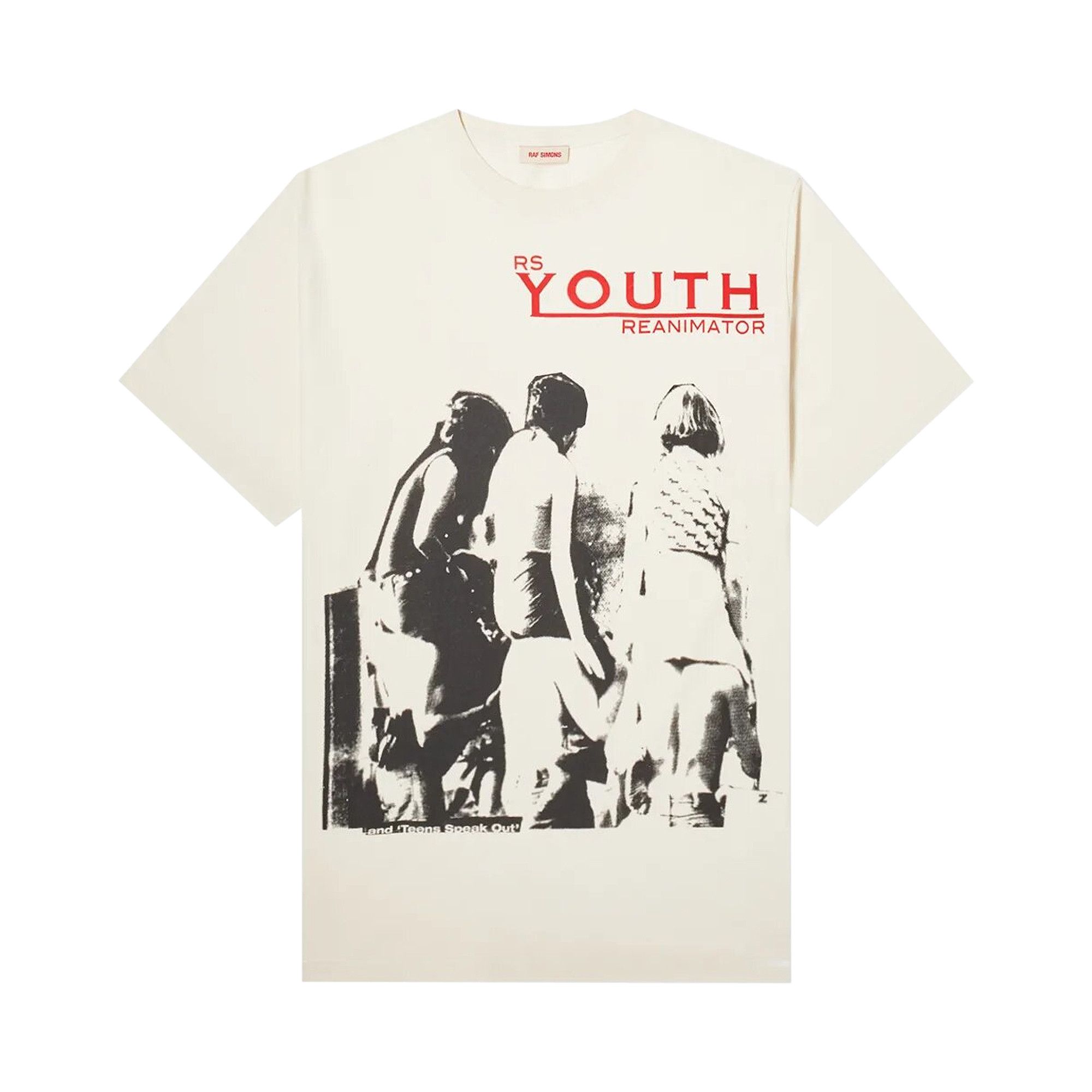 Buy Raf Simons Youth Reanimator T-Shirt 'Ecru' - 201 121 Buy Raf Simons Youth Reanimator T-Shirt 'Ecru' - 201 121