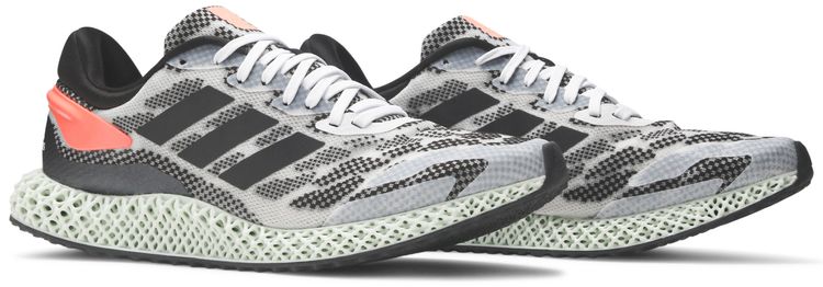 Adidas 4D Run 10 White Signal Coral