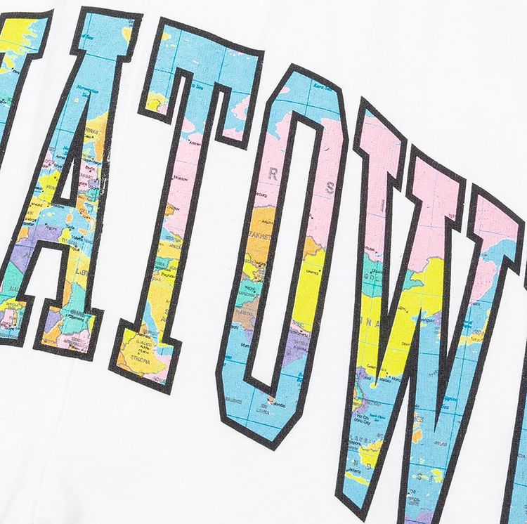 Chinatown Market Globe Arc 20 Sweatshorts White