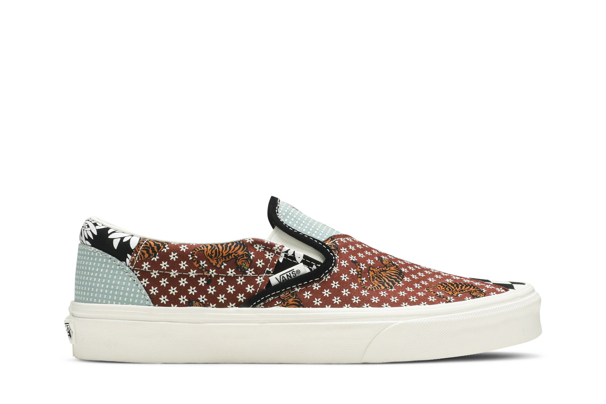 Vans classic slip on tiger cheap