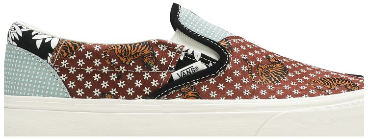Vans Classic Slip On Tiger Patchwork