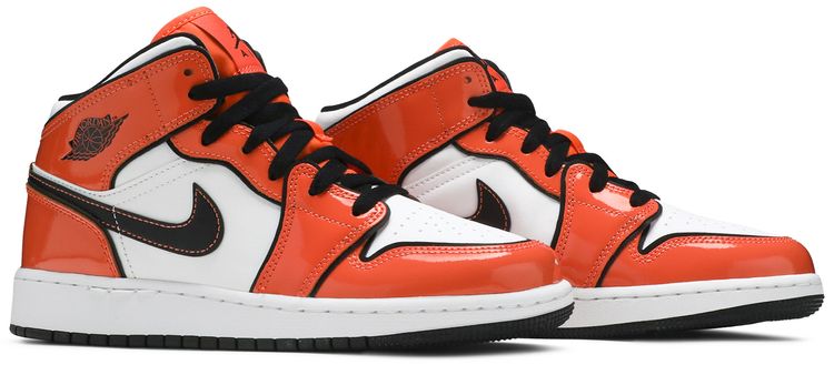 Air Jordan 1 Mid SE GS Turf Orange
