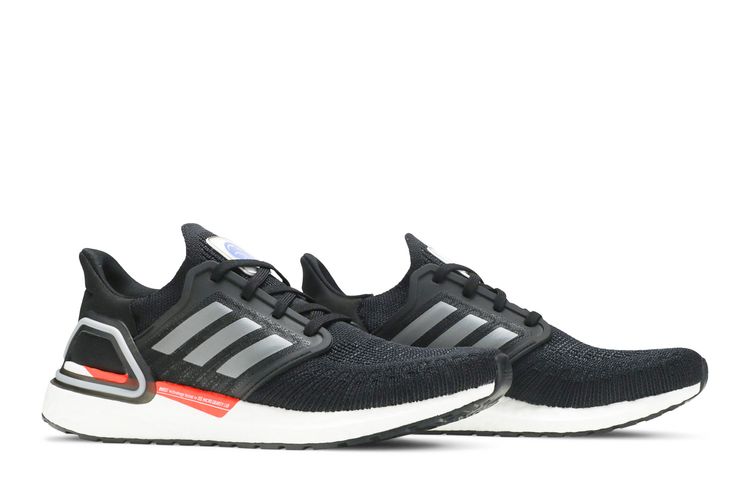 adidas gazelle silver green womens Adidas Ultra Boost 20 NASA Core Black – Badeq Shop main image 0