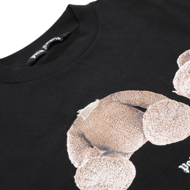 Palm Angels Bear Short Sleeve Tee BlackBrown