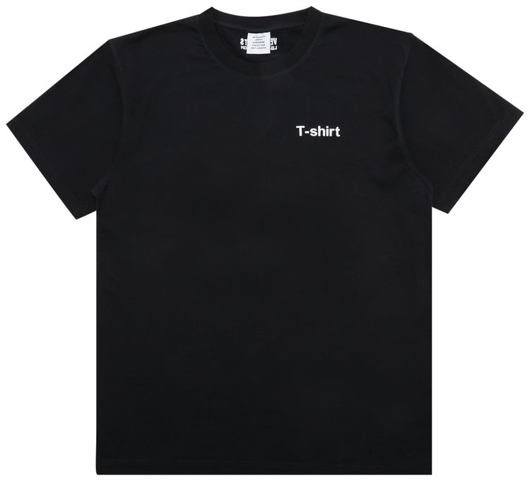 Vetements Definition T Shirt Black