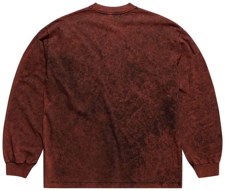 Aries Embroidered Acid Pocket Tee Red