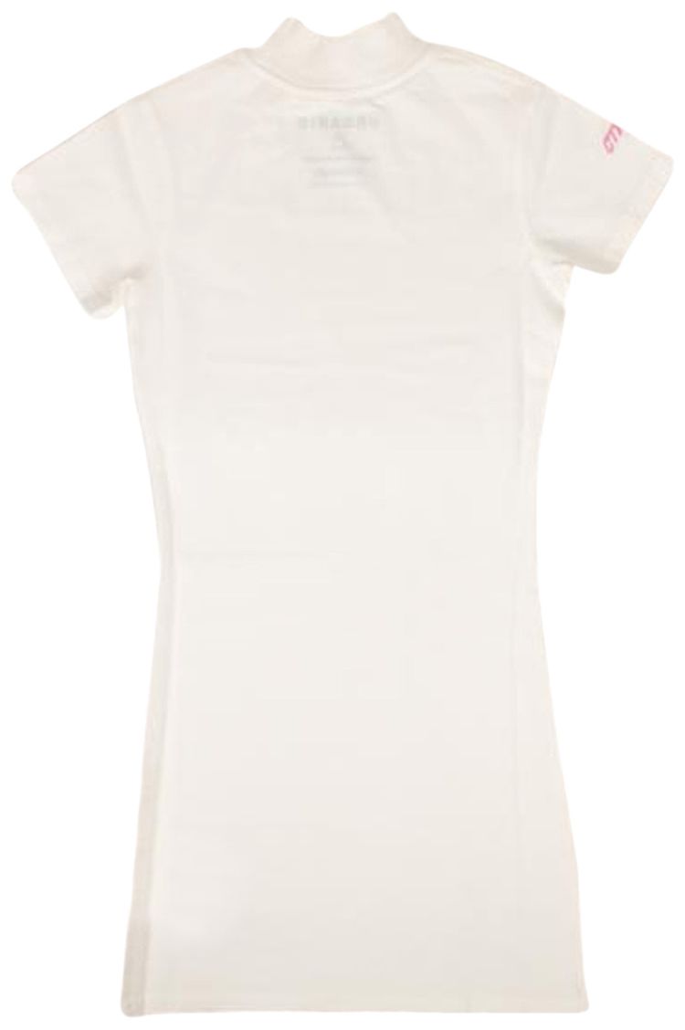 Heron Preston Short Sleeve T Shirt Dress White