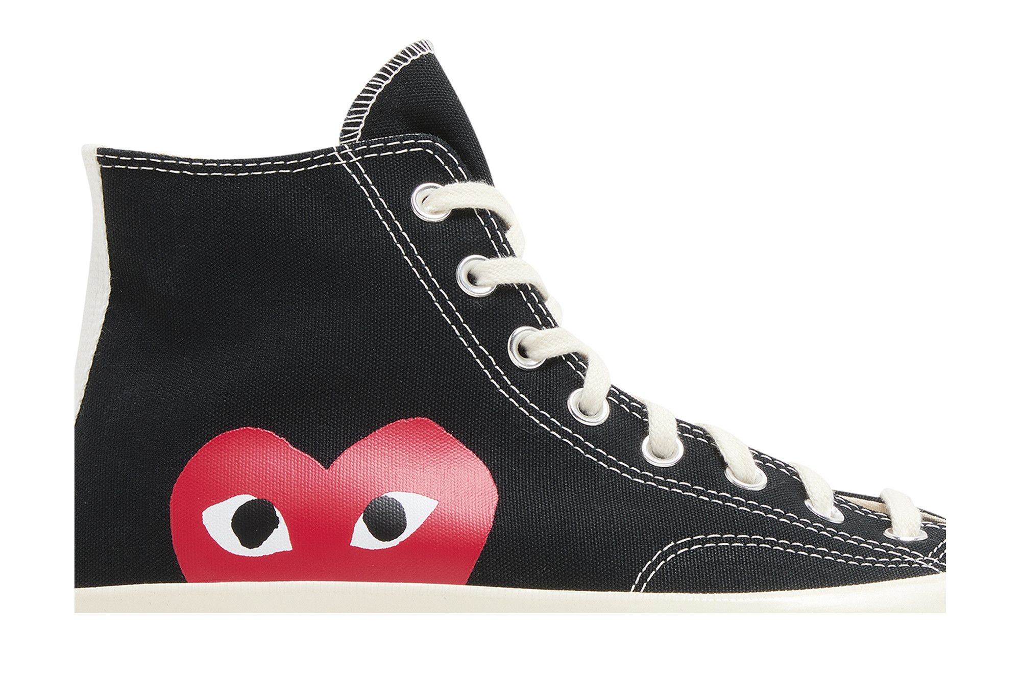 Black cdg high tops top