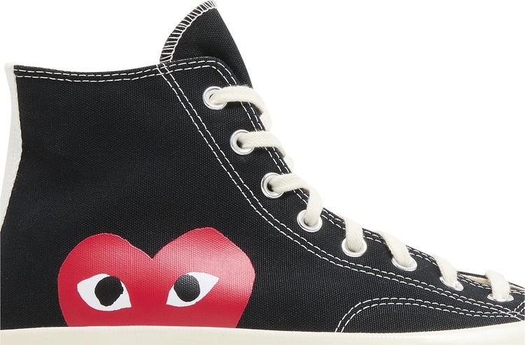 Comme des Garcons PLAY x Chuck 70 High Black 2023