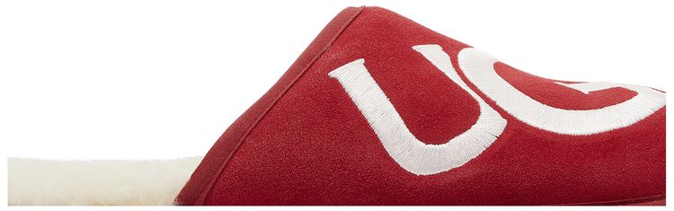 UGG Scuff Slipper Logo   Samba Red